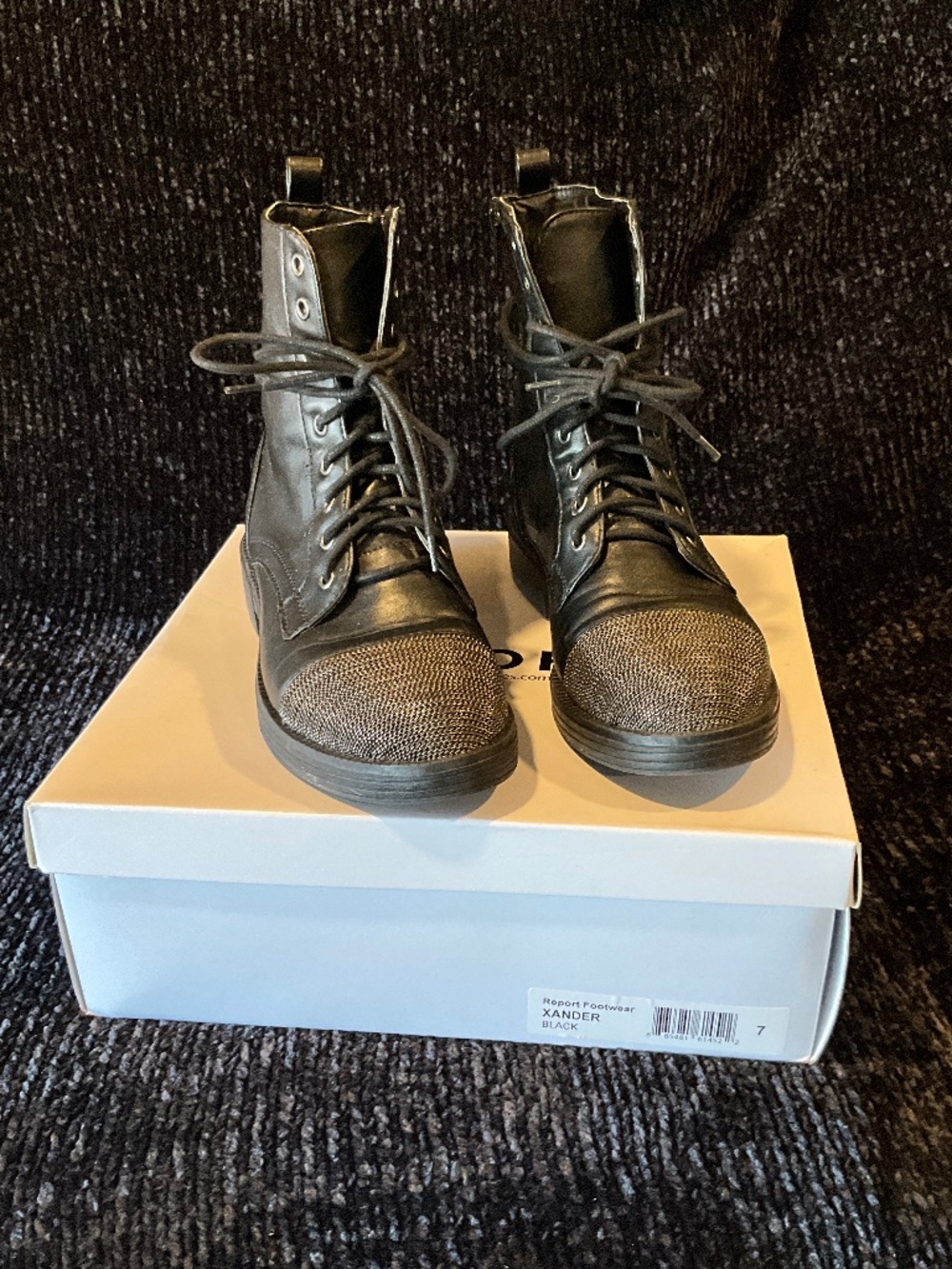 Report | Xander Lace-Up Chain Cap Toe Boot | Nordstrom